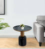 Angel End Table In Black & Gold Colour
