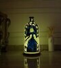 Angel Girl Hand Painted White Glass Shade Table Lamp