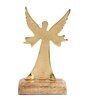 Angel Gold Wood & Aluminium Showpiece