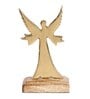 Angel Gold Wood & Aluminium Showpiece