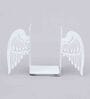 Angels Wing Black Iron Bookend