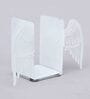 Angels Wing Black Iron Bookend