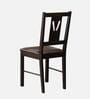 Angelia 4 Seater Dining Set in Wenge Finish