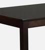Angelia 4 Seater Dining Set in Wenge Finish