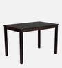 Angelia 4 Seater Dining Set in Wenge Finish