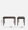 Angelia 4 Seater Dining Set in Wenge Finish