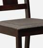 Angelia 4 Seater Dining Set in Wenge Finish