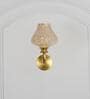 Angelo Metal & Crystal Glass Wall Light (Amber)