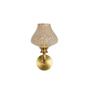 Angelo Metal & Crystal Glass Wall Light (Amber)