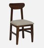 Anglet Sheesham Wood 4 Seater Dining Set In Scratch Resistant Provincial Teak Finish  With Travertine Top