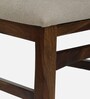 Anglet Sheesham Wood 6 Seater Dining Set In Scratch Resistant Provincial Teak Finish  With Travertine Top