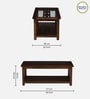 Anglet Sheesham Wood Coffee Table In Scratch Resistant Provincial Teak Finish