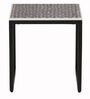 Angola Metal Nest Of Tables (Set Of 2) In Black Colour