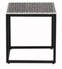 Angola Metal Nest Of Tables (Set Of 2) In Black Colour