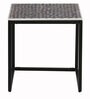 Angola Metal Nest Of Tables (Set Of 2) In Black Colour