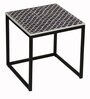Angola Metal Nest Of Tables (Set Of 2) In Black Colour