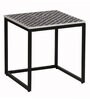 Angola Metal Nest Of Tables (Set Of 2) In Black Colour