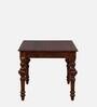 Anika Sheesham Wood 4 Seater Dining Table In Honey Oak Finish