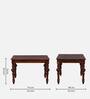 Anika Sheesham Wood 4 Seater Dining Table In Honey Oak Finish