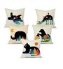 Animal Love Cushion Cover Set of 5