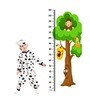 Animal Tree in Multicolour Height Chart