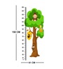 Animal Tree in Multicolour Height Chart