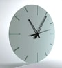 Anippe Engineered Wood Grey Wall Clock