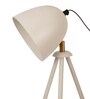 Anis White Teak Wood Tripod Table Lamp