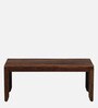 Anitz Sheesham Wood Nesting Coffee Table Set in Scratch Resistant Provincial Teak Finish With Stools