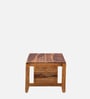 Anitz Sheesham Wood Nesting Coffee Table Set In Warm Walnut Finish