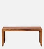 Anitz Sheesham Wood Nesting Coffee Table Set In Warm Walnut Finish