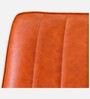 Anjaneya Leatherette Dining Chair In Orange Colour