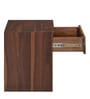 Ankara Bedside Table in Walnut Finish