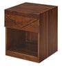 Ankara Bedside Table in Walnut Finish