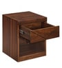 Ankara Bedside Table in Walnut Finish