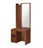 Ankara Dresser With Stool in Walnut Colour
