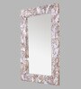Ankur Bathfit Original White Mother of Pearl Bathroom Mirror