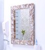 Ankur Bathfit Original White Mother of Pearl Bathroom Mirror