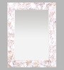 Ankur Bathfit Original White Mother of Pearl Bathroom Mirror