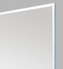 Glass Rectangle Wall Mirror in Transparent Without Frame