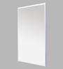 Glass Rectangle Wall Mirror in Transparent Without Frame