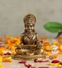Golden Annapurna Devi Brass Figurine
