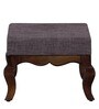Anne Fabric Foot Stool in Light Brown Colour