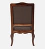 Anne Sheesham Wood Arm Chair In Provincial Teak Finish