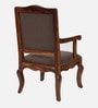 Anne Sheesham Wood Arm Chair In Provincial Teak Finish