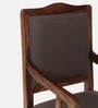 Anne Sheesham Wood Arm Chair In Provincial Teak Finish