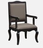 Anne Sheesham Wood Arm Chair In Warm Chestnut Finish