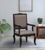 Anne Sheesham Wood Arm Chair In Warm Chestnut Finish