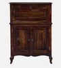 Anne Sheesham Wood Bar Cabinet In Provincial Teak Finish