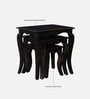 Anne Sheesham Wood Nest Of Tables In Warm Chestnut Finish